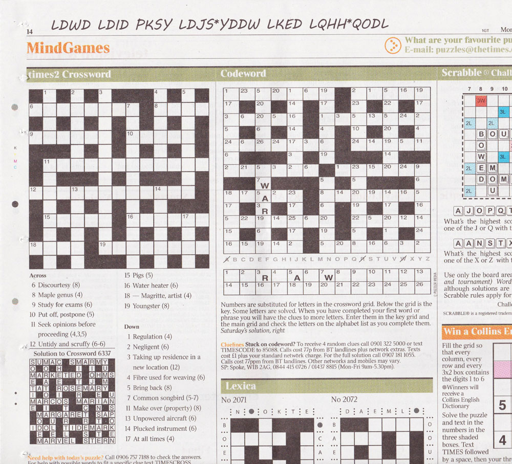 The Puzzle Page