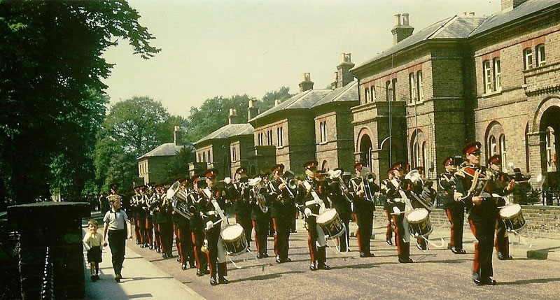 Royal Military Police Band on parade