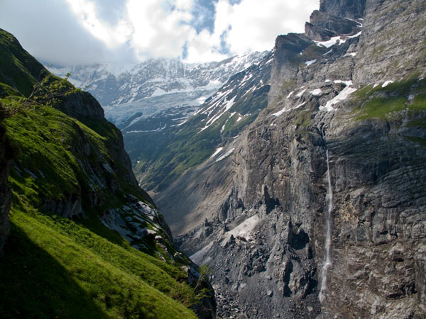 Rock fall at Eiger