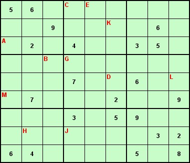 Sudoku puzzel