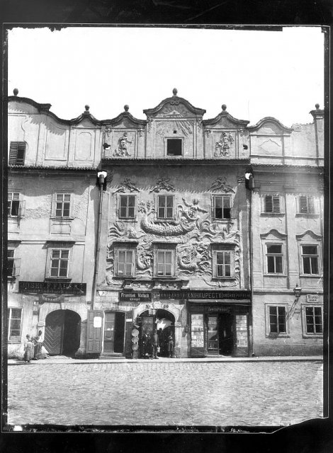 Dum U Jonáše kolem roku 1900