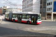 Nejmodernejšími ústecké trolejbusy jsou typu Škoda 25Tr