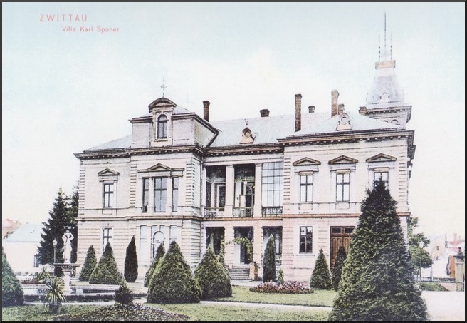 Sponerova vila v roce 1909
