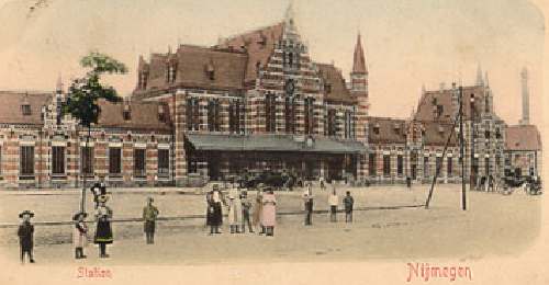 NS station Nijmegen in 1890