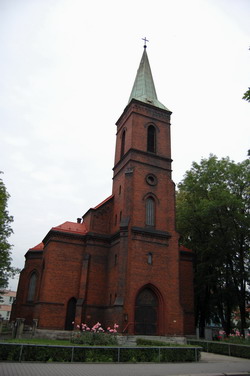 Pohled na evangelicky kostel v Bohumine