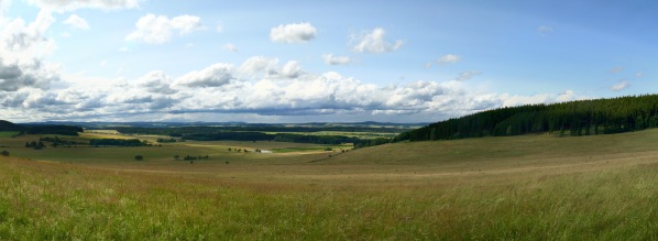 Panorama z louky Na Schodech