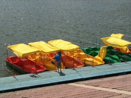 colourful boats