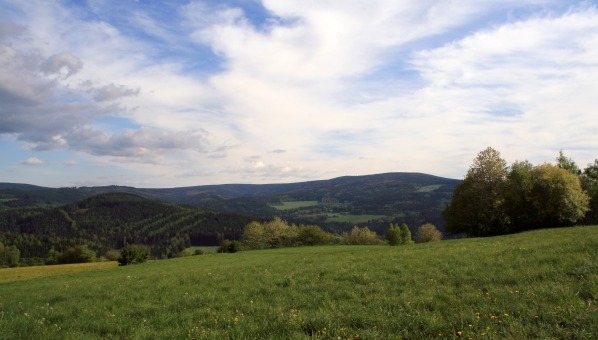 Lidlovsky kopec a Hutska hora