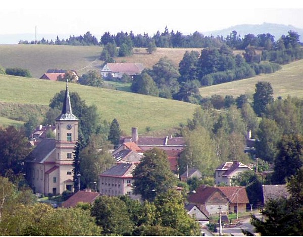 Pohled na obec Horni Cermna