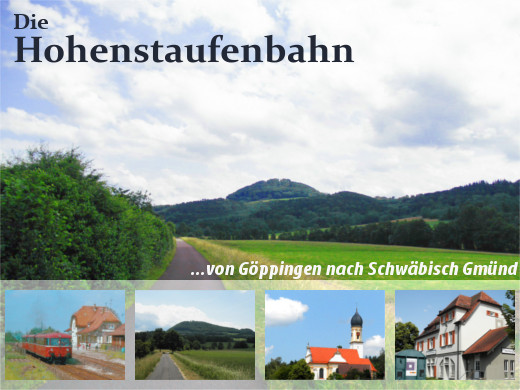 Hohenstaufenbahn von Göppingen nach Schwäbisch Gmünd, Titelbild