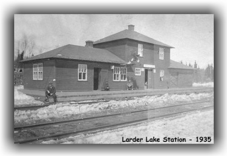 Larder Lake Station - 1935