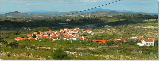 Vista panorâmica da freguesia de Candoso