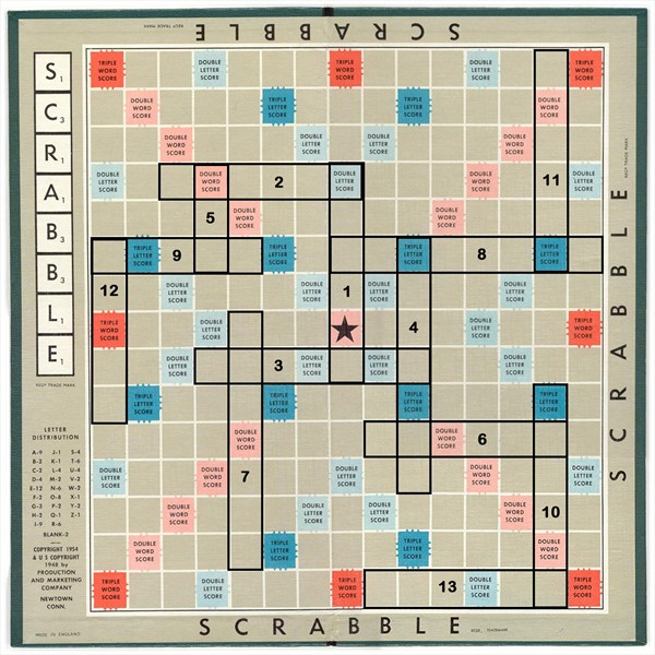 Scrabble Board Position