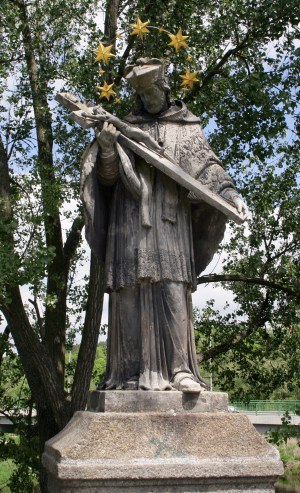 Sv. Jan Nepomucký - celá socha
