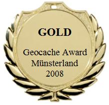 GOLD - Geocache Award Münsterland 2008