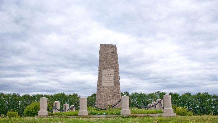 The Swedish monument