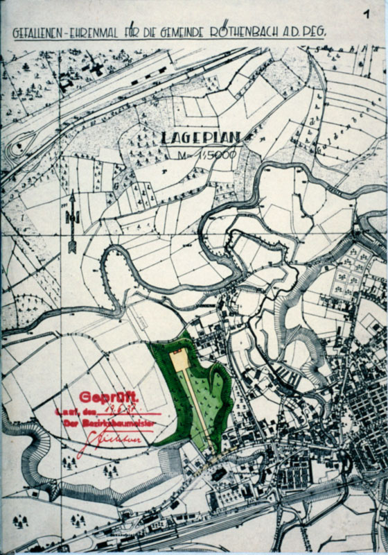 map of the site
