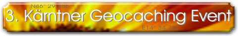 3. Kärntner Geocaching Event