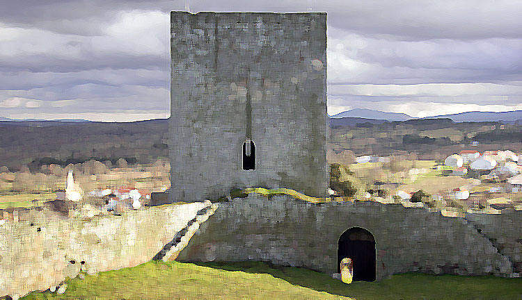 Castelo de Vilar Maior (visto de dentro)