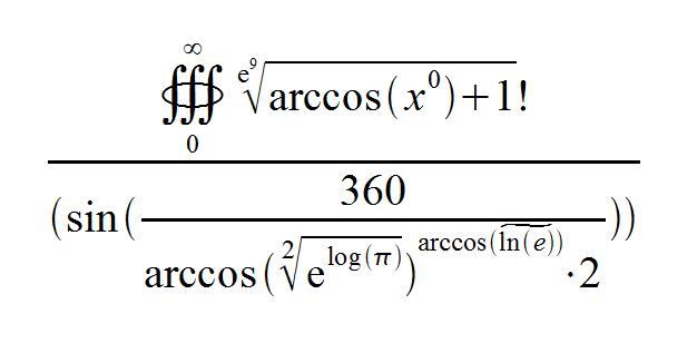 komplizierte Formel
