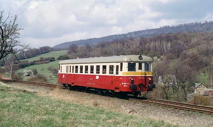 Typicky obrazek vlaku na Kozi draze