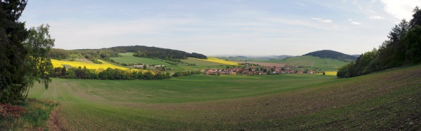 Panorama od Stříbrnice po Stramchyni