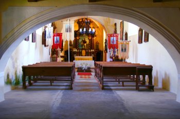 Interiér kostela sv. Martina