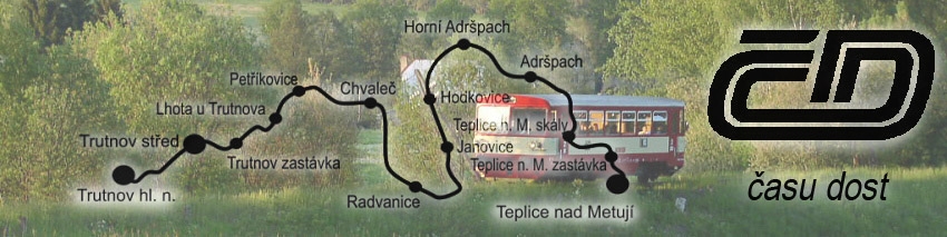 Mapa stanic na lokalce