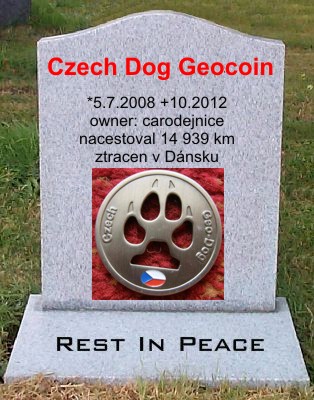 Czech Dog Geocoin