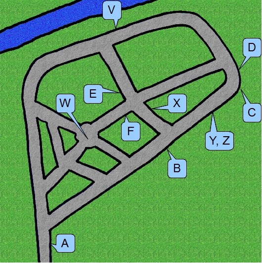 Mapa dopravního hrište