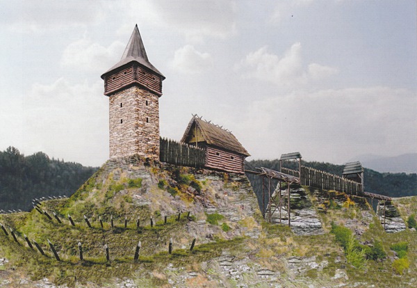 Jan Tuma - Rekonstrukce hradku Vlcinec