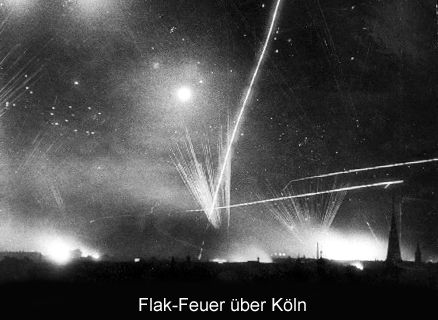 Flak-Feuer über Köln
