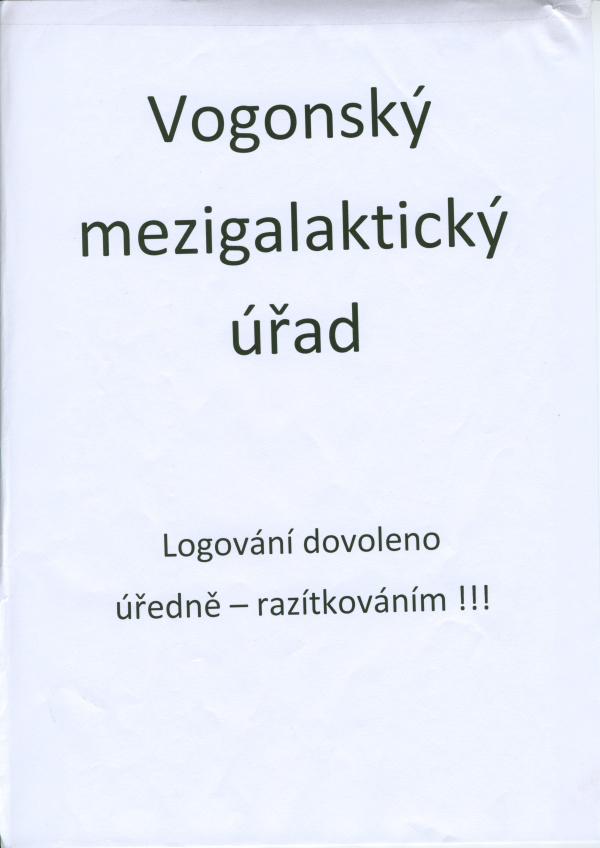 Rucnikovy den Pardubice 2011 - Vogonsky urad