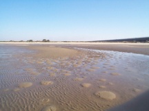 Samouco - Praia Fluvial na maré baixa