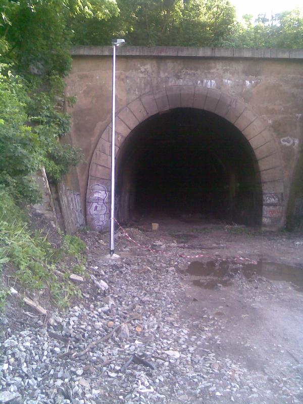 Východní portál tunelu