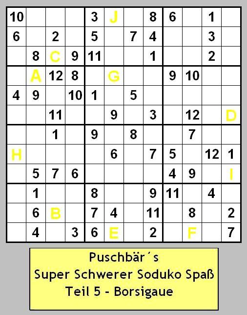 Sudoku - Teil 5