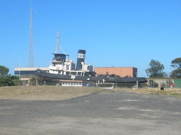 Old tug that will one day be restored.