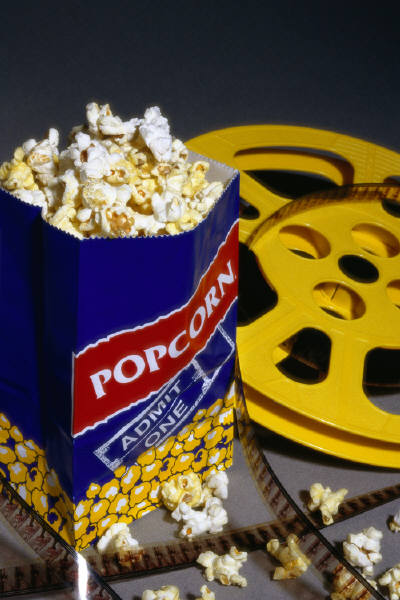 popcorn clip art. clip art of popcorn and movie