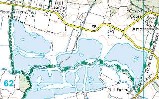 Moor Green Lakes map