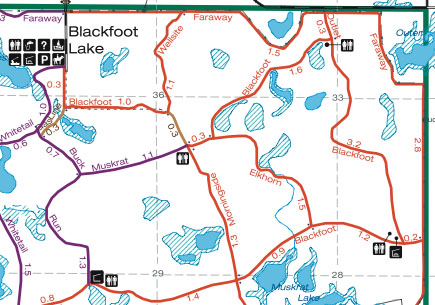 Blackfoot Lake Trails