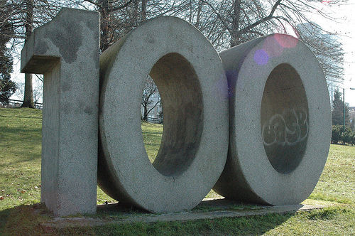 100 sculpture