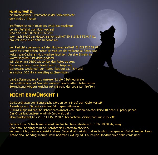 Howling wolf II