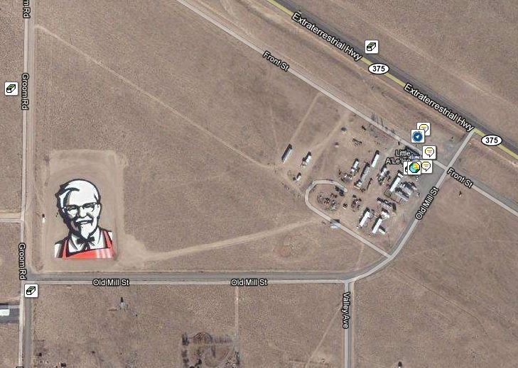 Image result for colonel sanders google maps