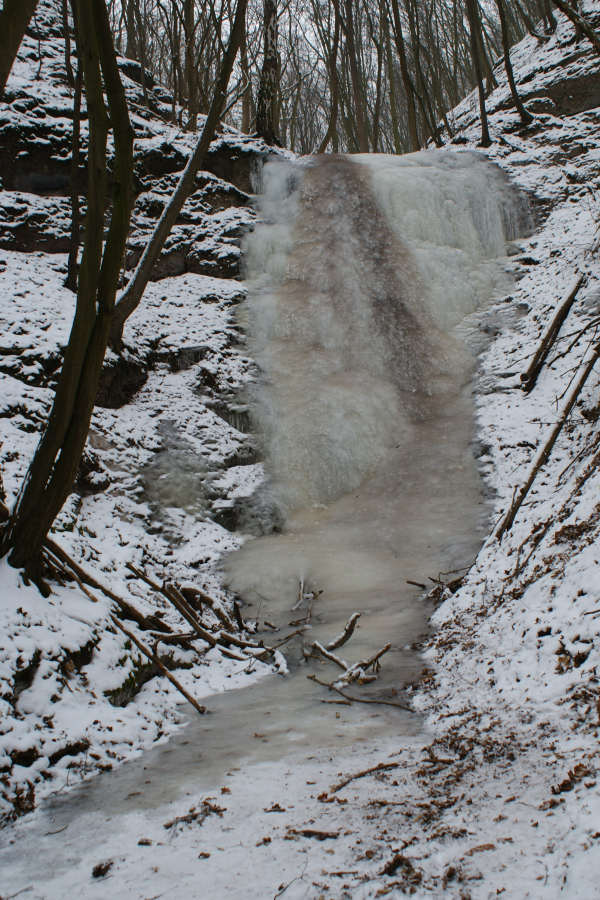 Zamrzlý vodopád / Frozen waterfall