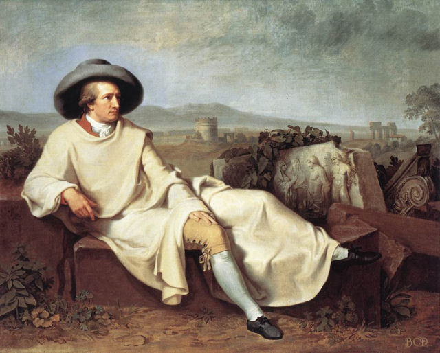Goethe in der römischen Campagna