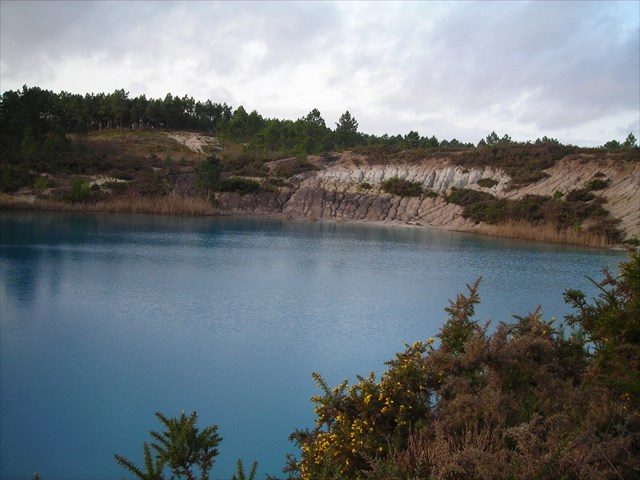 Un étang bien bleu...