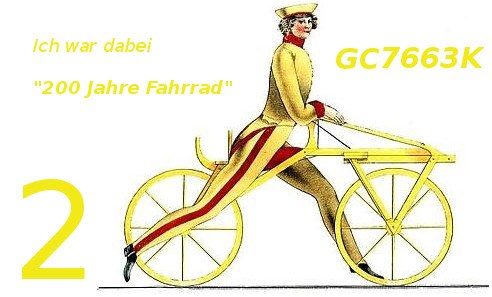 GC7663K - 200 Jahre Fahrrad