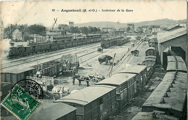 gare Argenteuil vers 1900