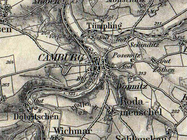 Historische Karte von 1921 - Quelle: Wikimedia.org