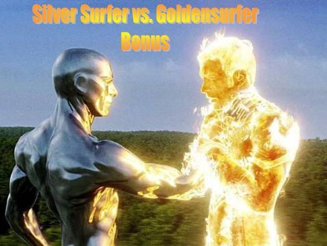 Silver Surfer vs. Goldensurfer